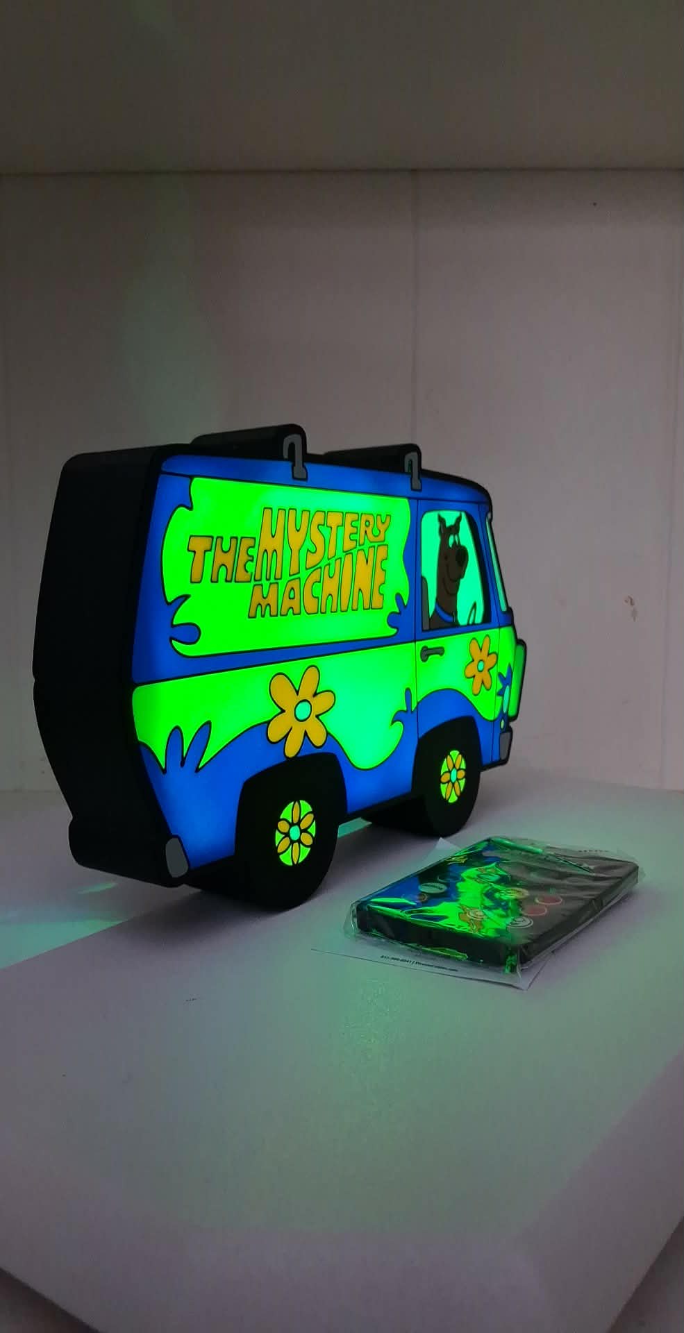 The Mystery Machine LED light box – custom 3D printed – Lit Layer Creations